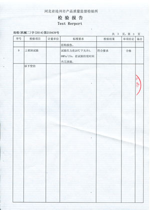沟槽闸阀检验报告4